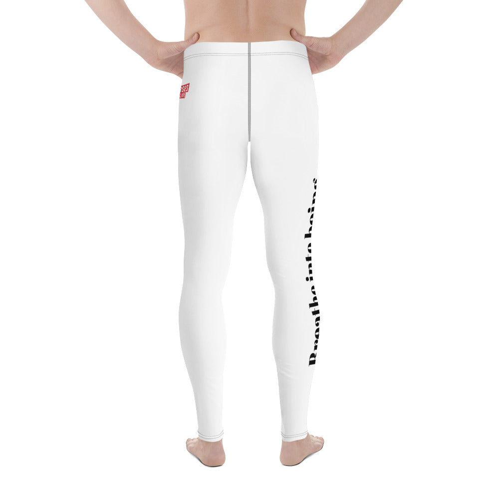 Verses of Life Men’s Leggings – “Breathe Into Being" image 2