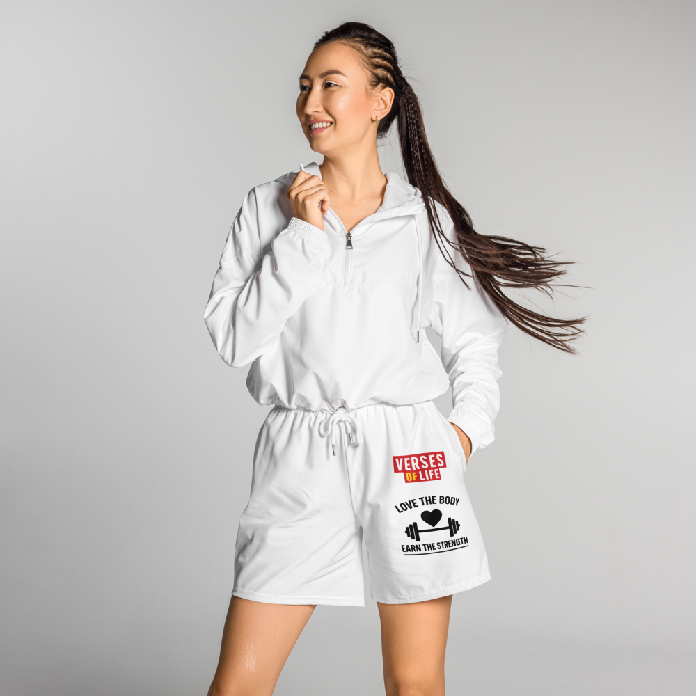 Verses of Life Athletic Shorts – Love the Body, Earn the Strength image 3