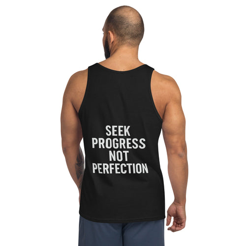 Playera Clásica Verses of Life – “Busca el progreso no la perfección” (Edición Colores Oscuros)