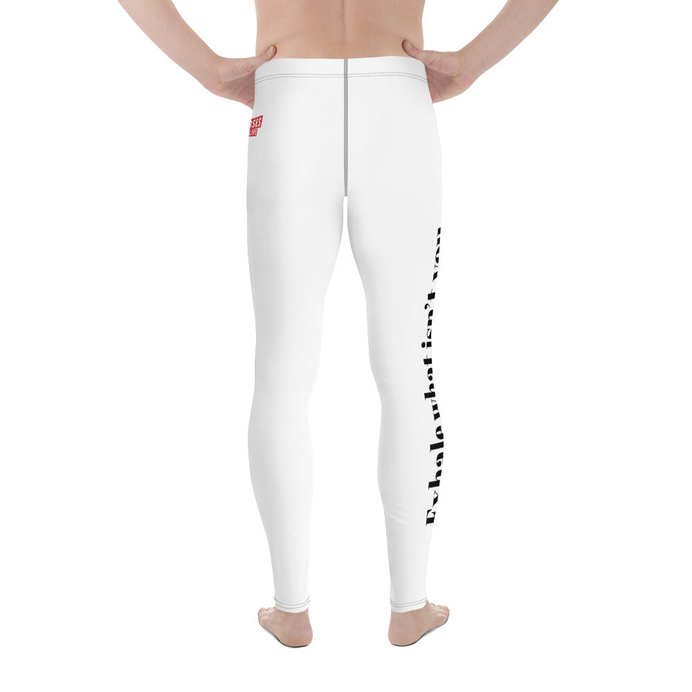 Verses of Life Men’s Leggings – “Exhale What Isn’t You” image 3