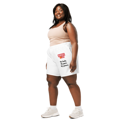 Verses of Life Athletic Shorts – “My Body. My Pace. My Power.” image 3