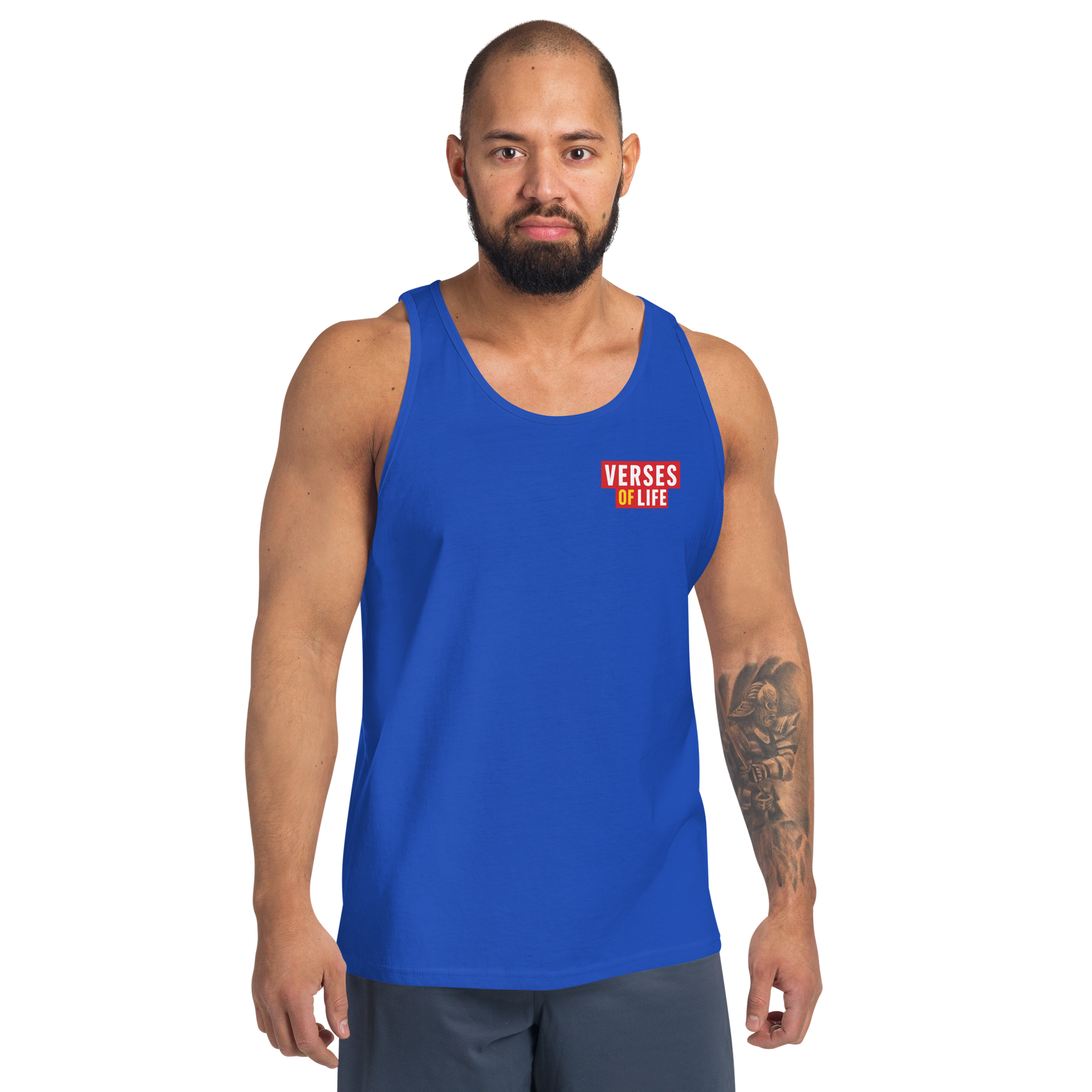 Verses of Life Classic Unisex Tank – “I Lift Myself Daily” (Dark Color Edition) image 15