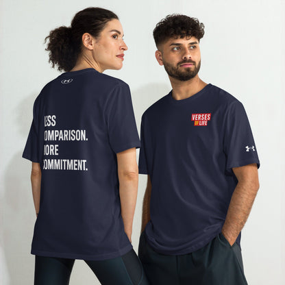 Less comparison. More commitment. (Dark) - Navy, M image