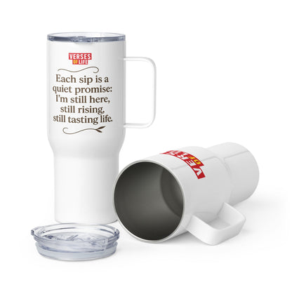 Verses of Life Travel Mug – “Quiet Promise” image 0
