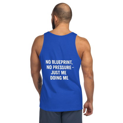 Verses of Life Classic Unisex Tank – “No Blueprint. No Pressure. Just Me Doing Me.” (Dark Color Edition) image 13