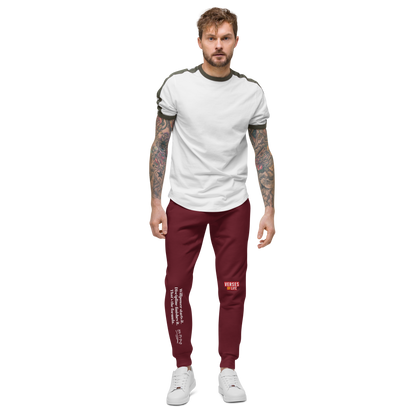 Verses of Life Fleece Sweatpants – “Willpower Starts It. Discipline Finishes It.” Dark Edition image 10