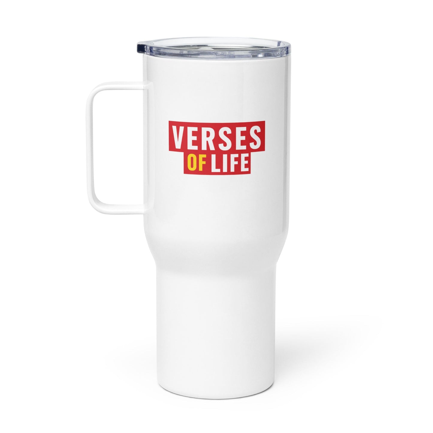 Verses of Life Travel Mug – “Mi historia no ha terminado” image 2