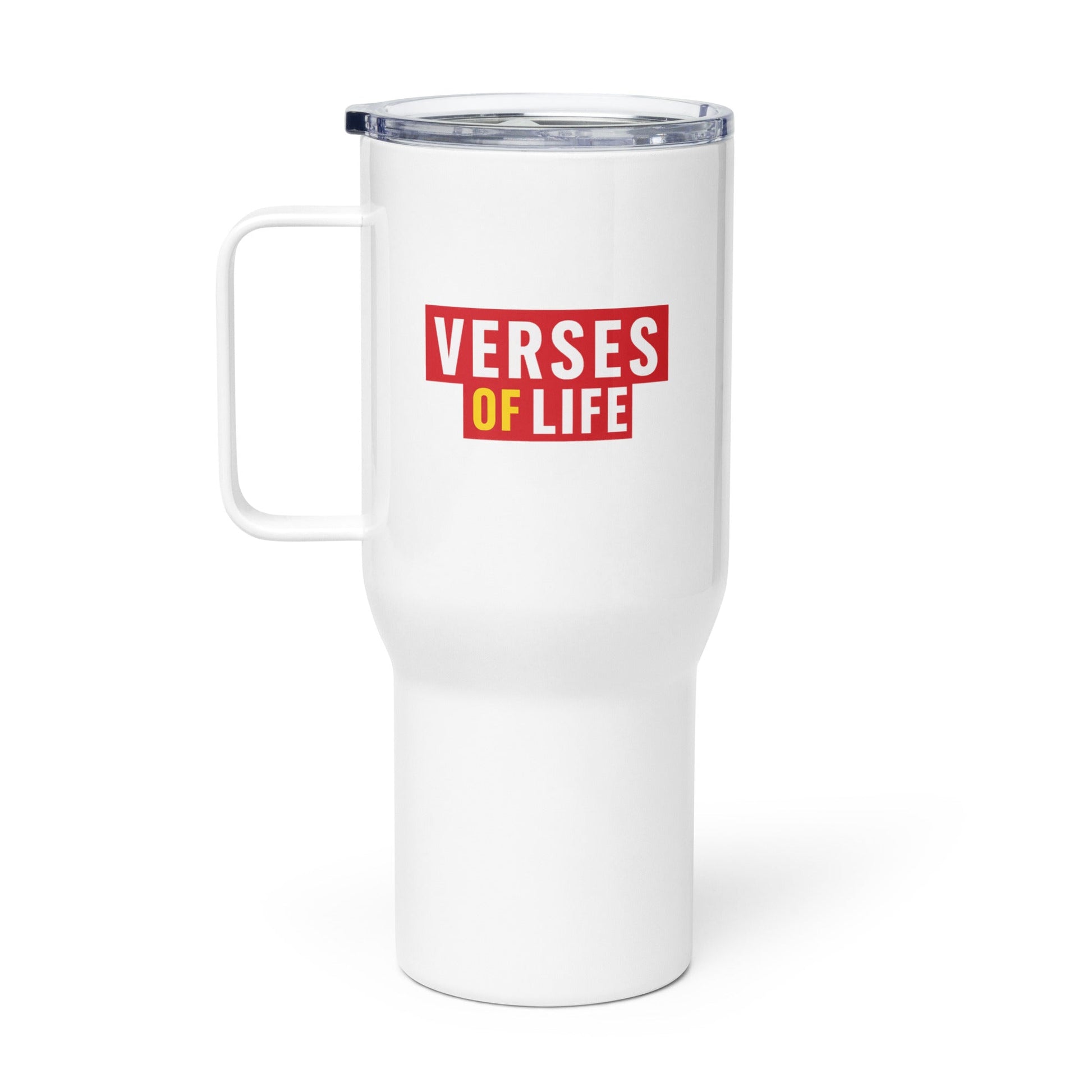 Verses of Life Travel Mug – “Mi historia no ha terminado” image 2