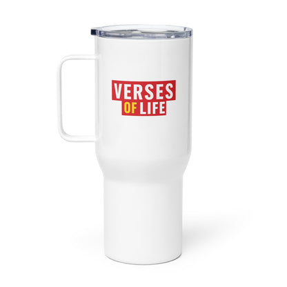 Verses of Life Travel Mug – “Mi historia no ha terminado” image 2