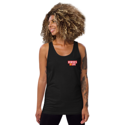 Verses of Life Classic Tank – “Seek Progress Not Perfection” (Dark Color Edition) image 4