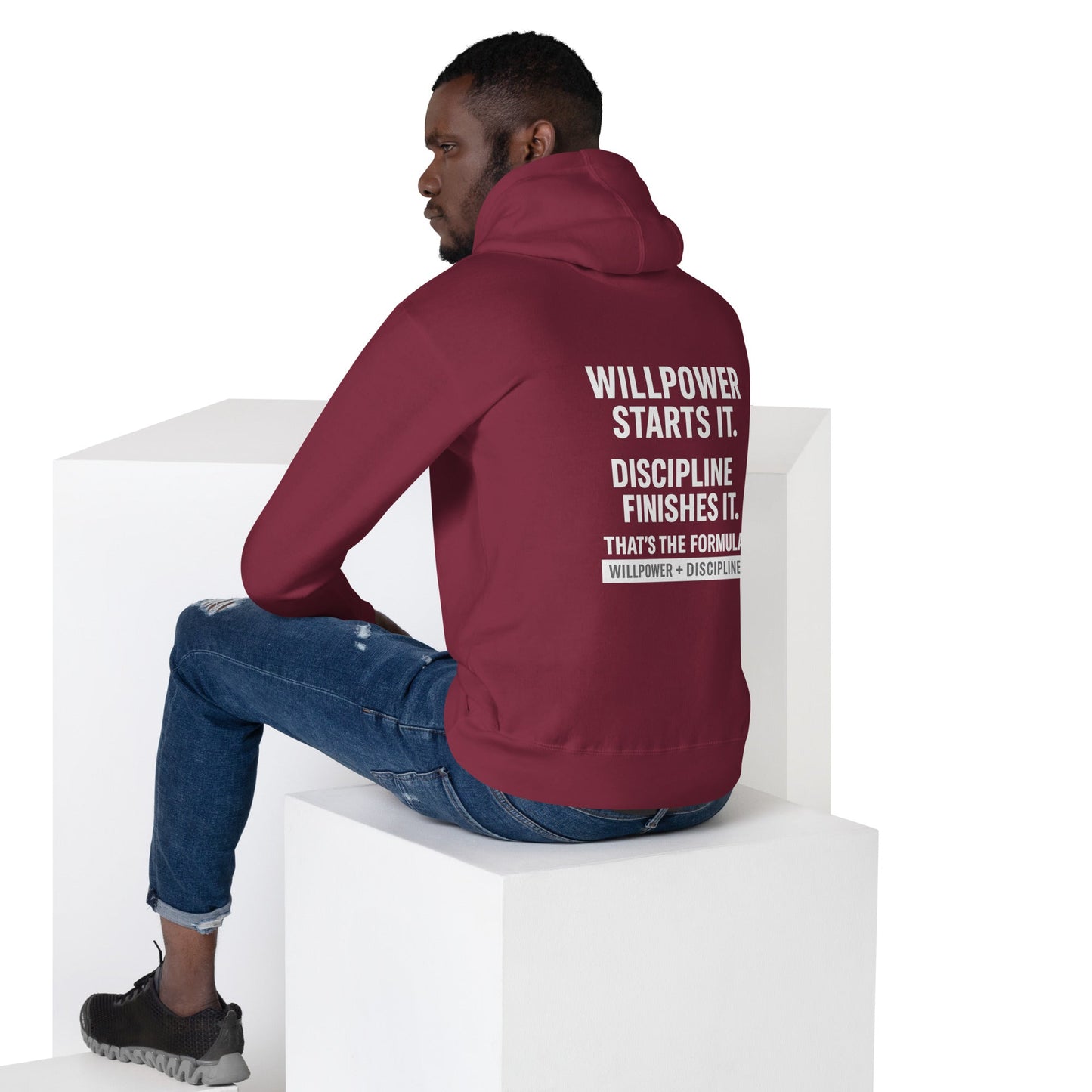 Unisex Hoodie - 3XL, Maroon image