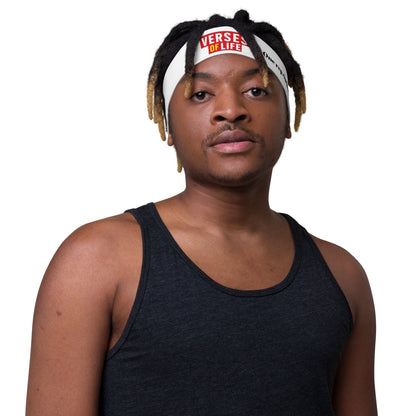 Verses of Life Unisex Headband – “One Rep. One Breath. One Win.” image 3