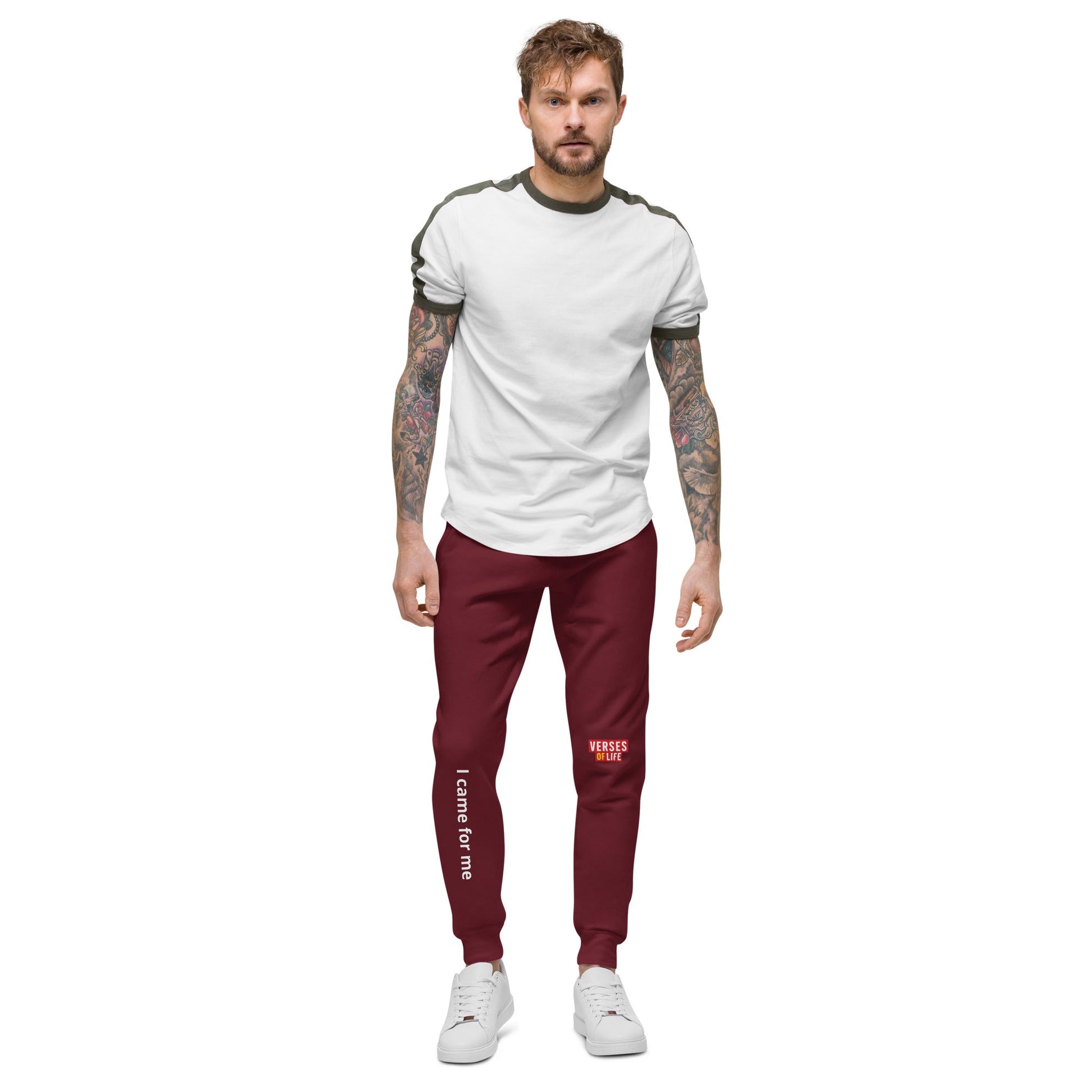 Verses of Life Unisex Fleece Sweatpants – “I came for me” (Dark Color Edition) image 19