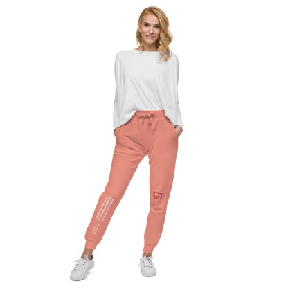 Verses of Life Fleece Sweatpants – “Willpower Starts It. Discipline Finishes It.” Dark Edition image 8