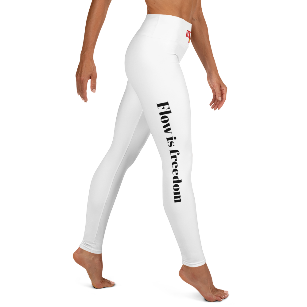 Verses of Life Yoga Leggings – “Flow is freedom” image 0