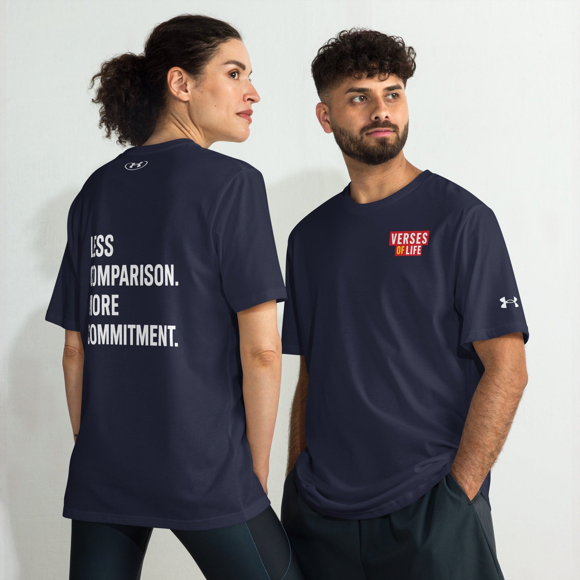Less comparison. More commitment. (Dark) - Navy, S image