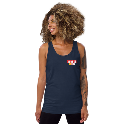 Verses of Life Classic Tank – “Love the Body, Earn the Strength” (Dark Color Edition) image 20