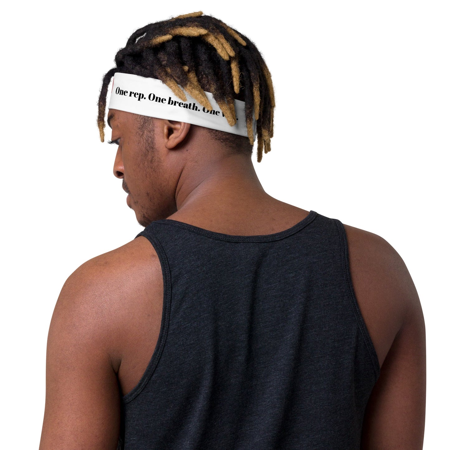 Verses of Life Unisex Headband – “One Rep. One Breath. One Win.” image 4
