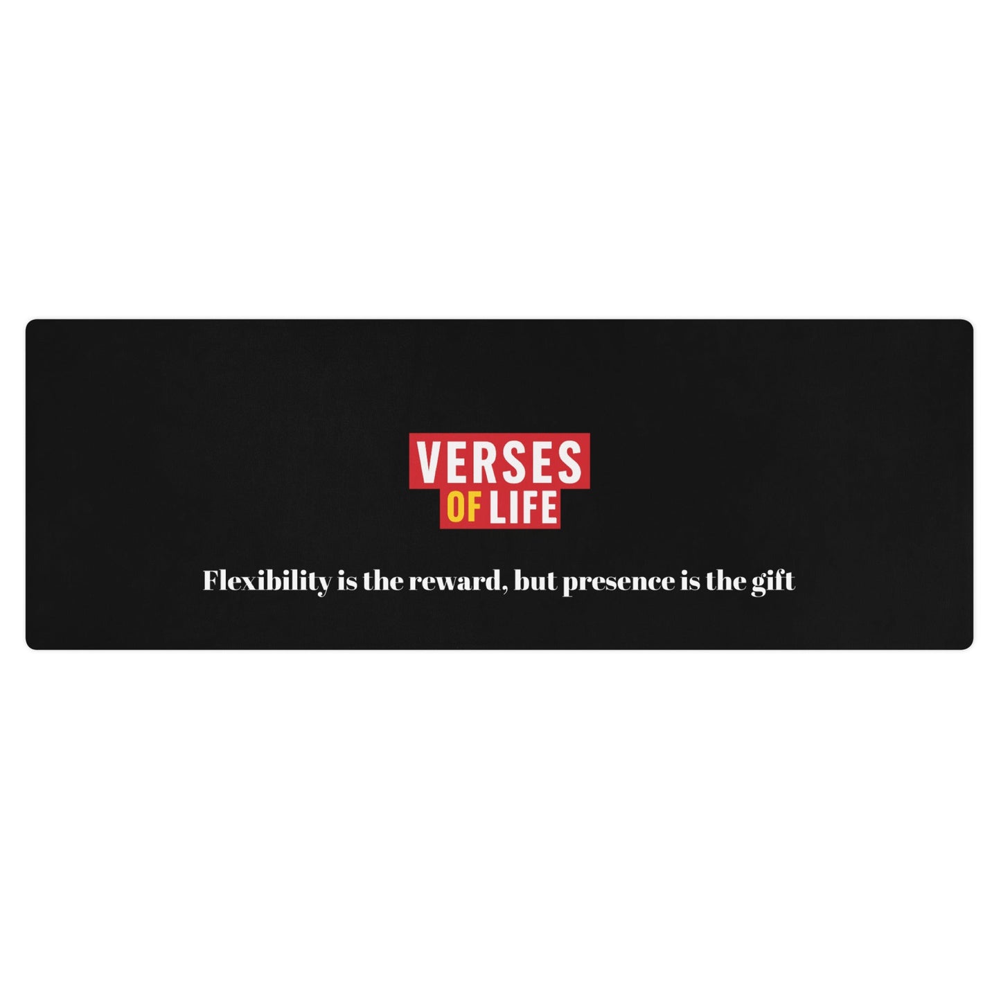 Verses of Life Yoga Mat – “Presence Is the Gift” image 2