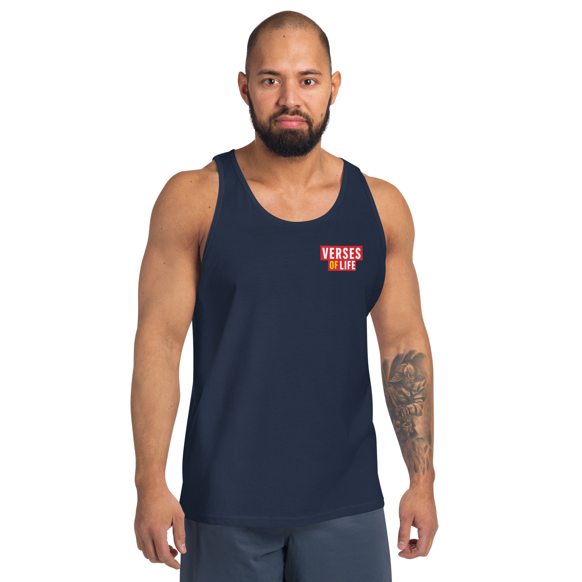 Verses of Life Classic Unisex Tank – “No Blueprint. No Pressure. Just Me Doing Me.” (Dark Color Edition) image 19