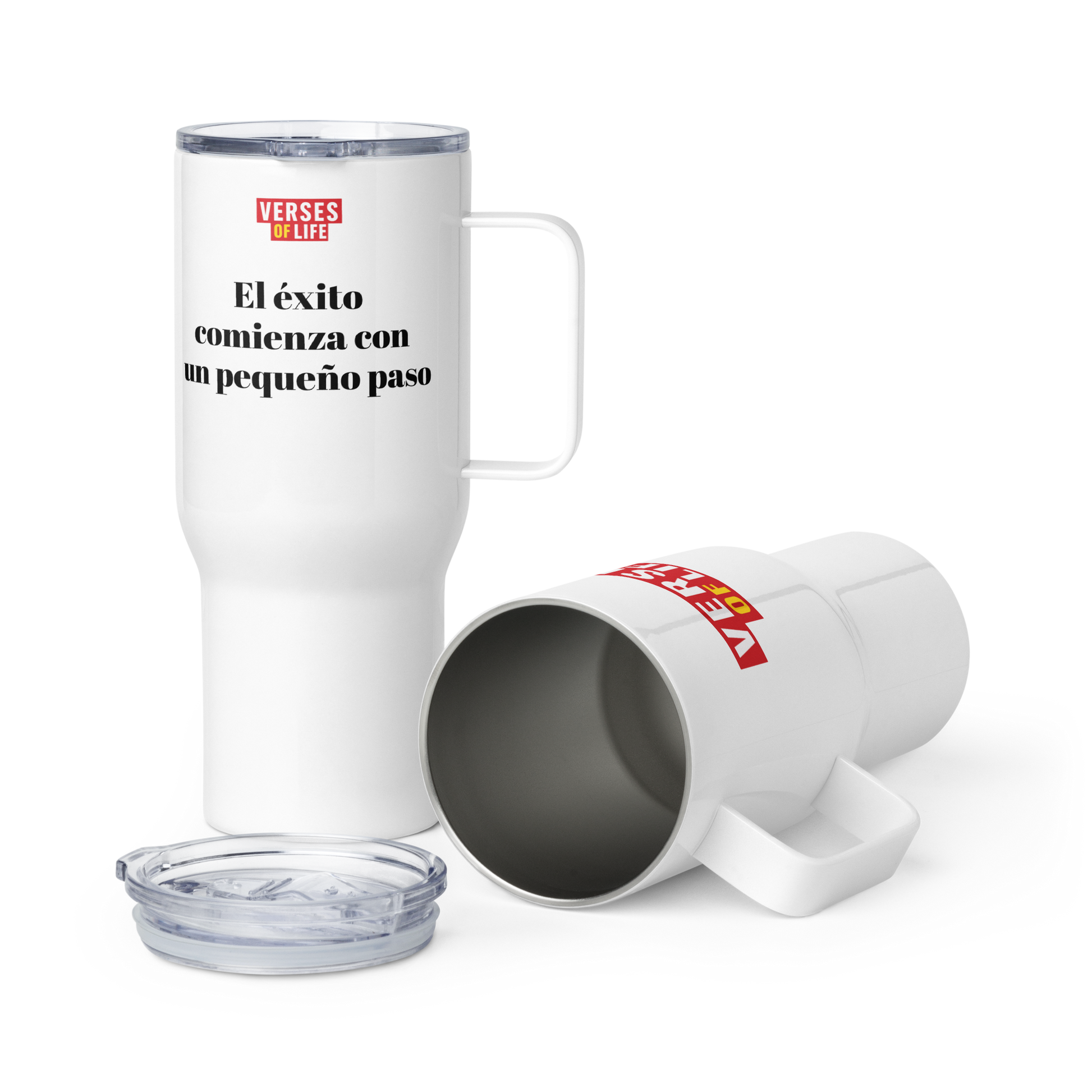 “El éxito comienza con un pequeño paso” – Taza image 0