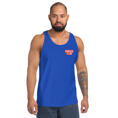 Verses of Life Classic Tank – “Love the Body, Earn the Strength” (Dark Color Edition) image 7