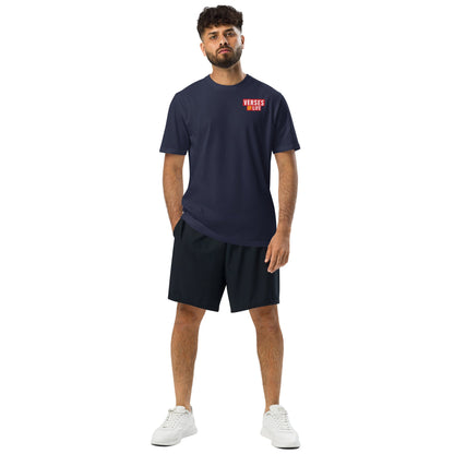 Verses of Life x Under Armour® Performance Tee – “Progress Over Pressure” (Dark Color Edition) image 1