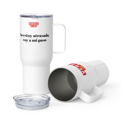 “No estoy atrasado, voy a mi paso” – Taza image 0