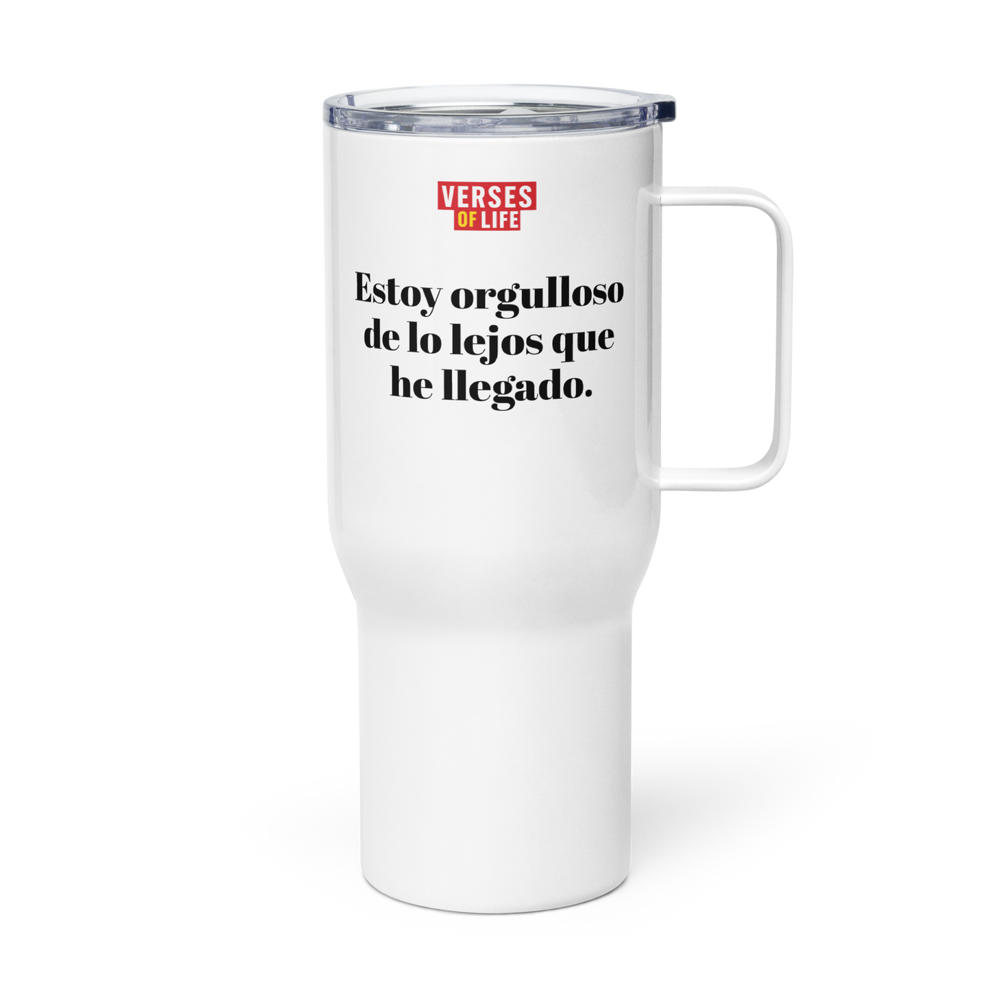“Estoy orgulloso de lo lejos que he llegado.” – Taza image 1