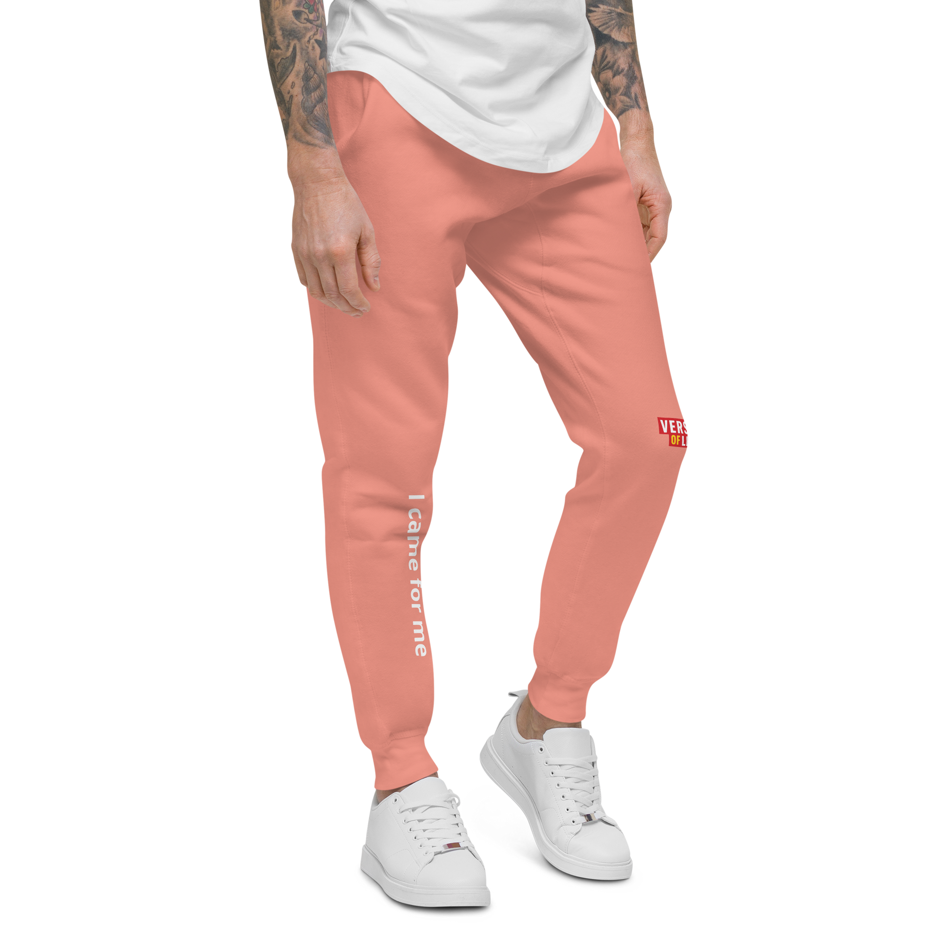 Verses of Life Unisex Fleece Sweatpants – “I came for me” (Dark Color Edition) image 9