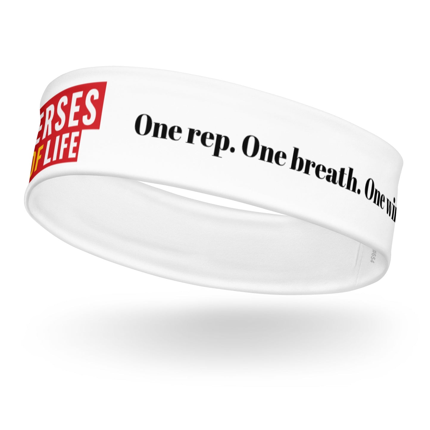 Verses of Life Unisex Headband – “One Rep. One Breath. One Win.” image 2