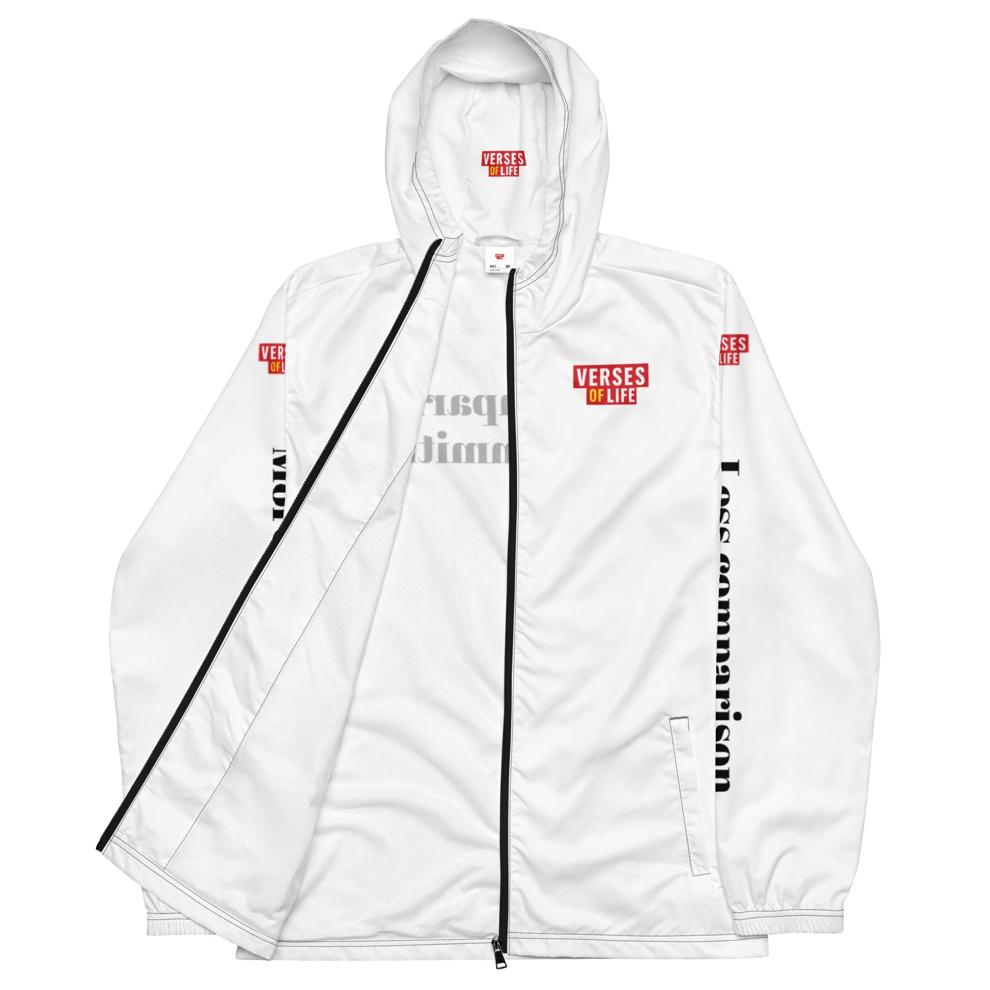 Men’s windbreaker - Black, 3XL image
