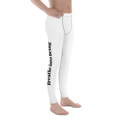 Verses of Life Men’s Leggings – “Breathe Into Being" image 0