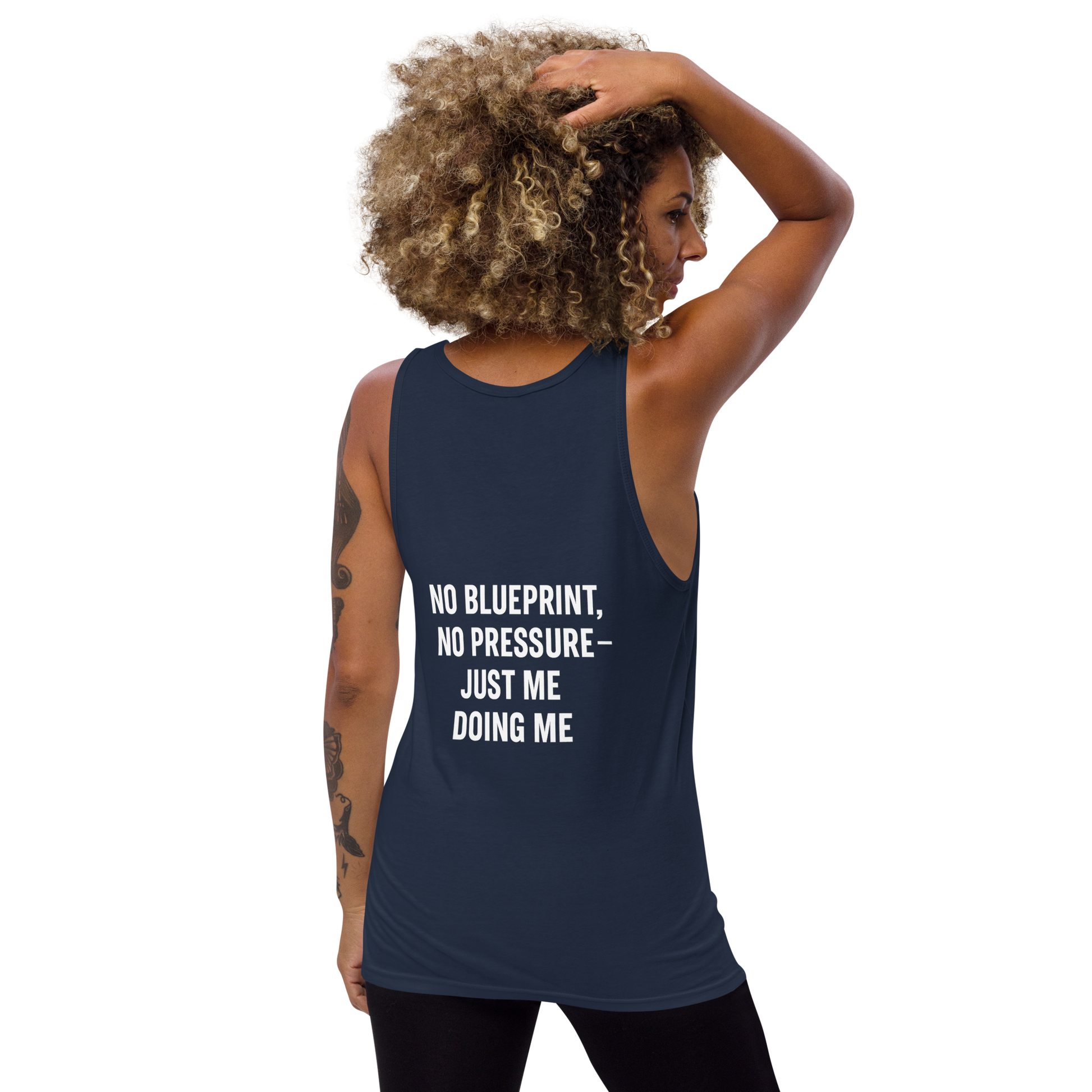 Verses of Life Classic Unisex Tank – “I Lift Myself Daily” (Dark Color Edition) image 20