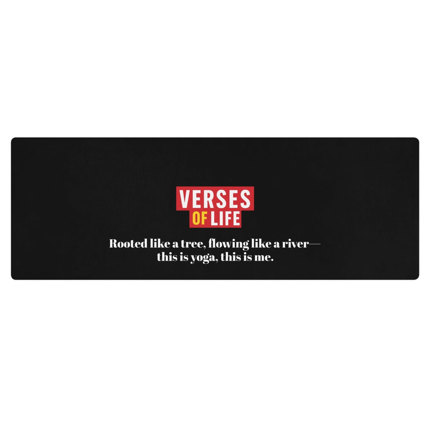 Verses of Life Yoga Mat – “Rooted Like a Tree” image 2