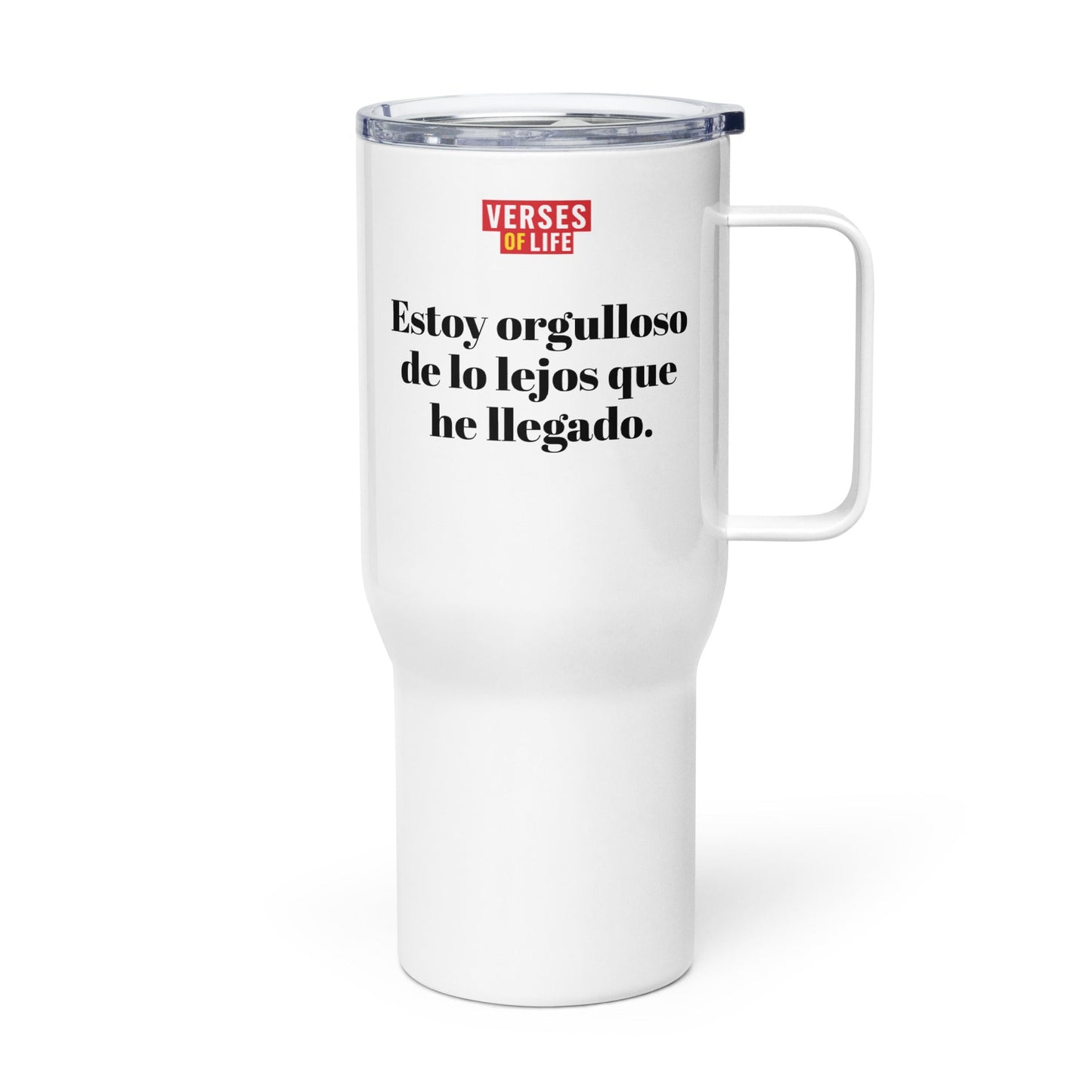 “Estoy orgulloso de lo lejos que he llegado.” – Taza image 1