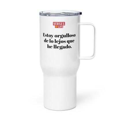 “Estoy orgulloso de lo lejos que he llegado.” – Taza image 1