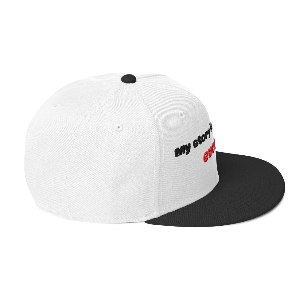 My Story Isn’t Over – It’s Evolving – Verses of Life Snapback image 3