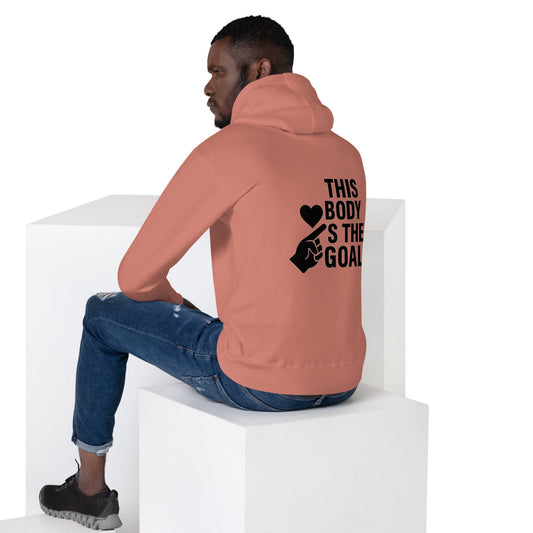 Unisex Hoodie This body is the goal LIGHT image 0