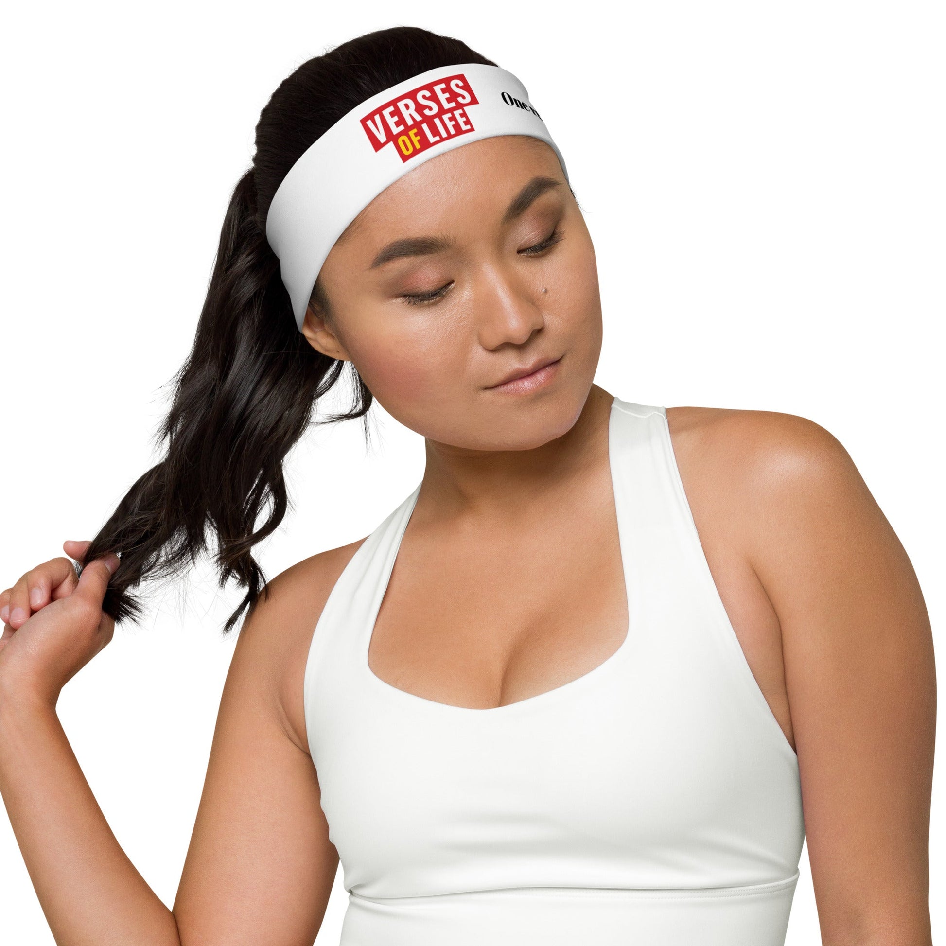 Verses of Life Unisex Headband – “One Rep. One Breath. One Win.” image 0