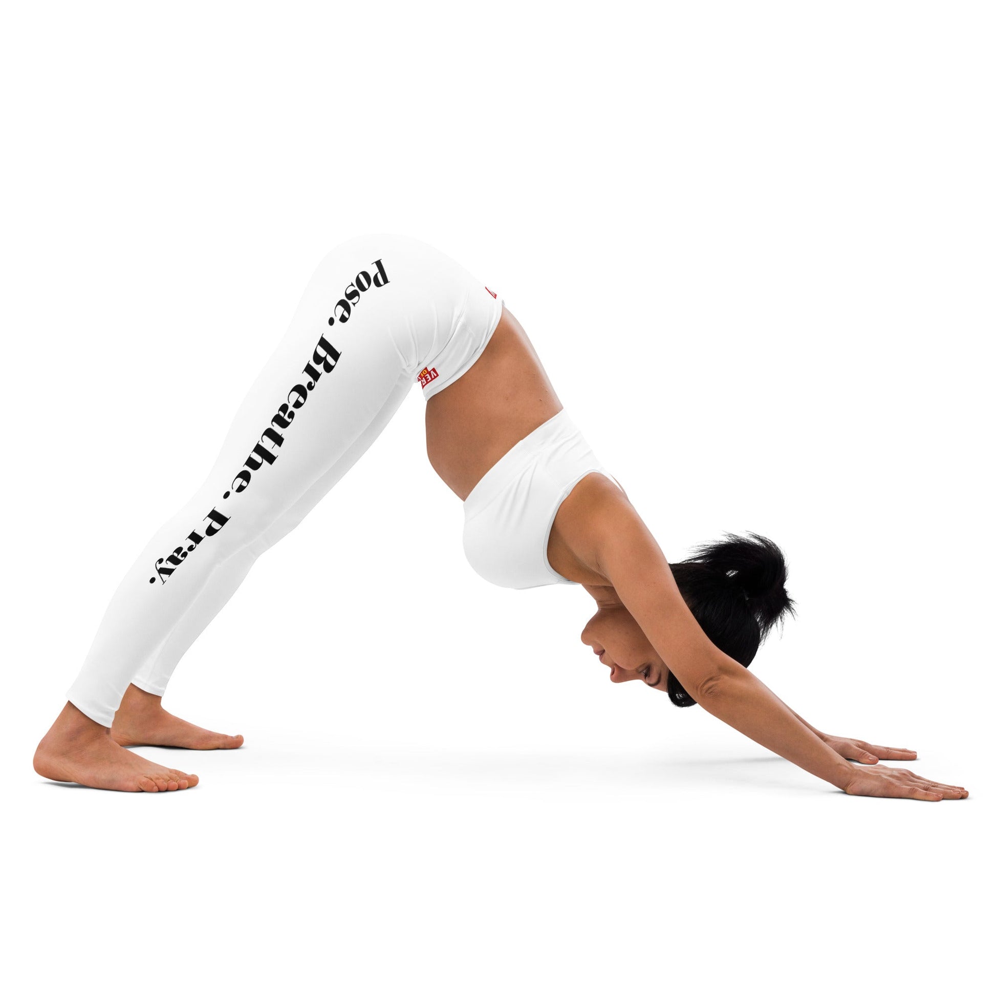 Verses of Life Yoga Leggings – “Pose. Breathe. Pray.” image 2