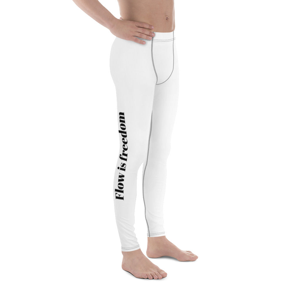 Verses of Life Men’s Leggings – “Flow is Freedom” image 0