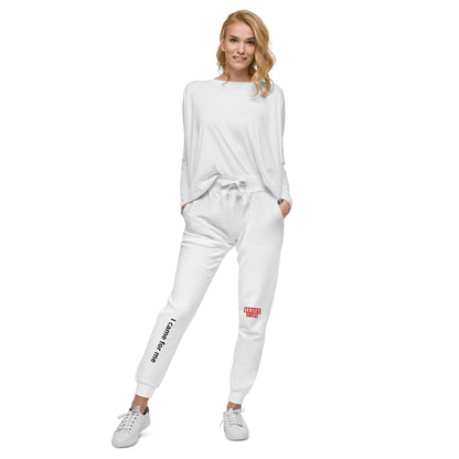 Verses of Life Unisex Fleece Sweatpants – “I came for me” (Light Color Edition) image 6