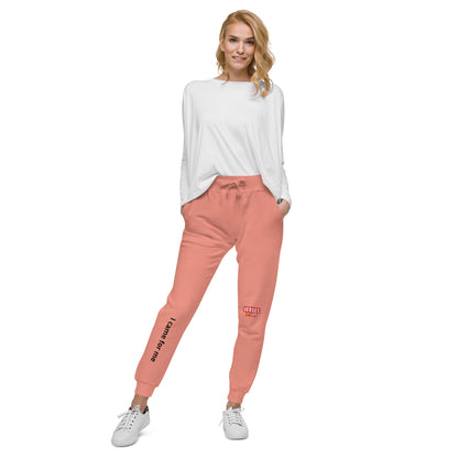 Verses of Life Unisex Fleece Sweatpants – “I came for me” (Light Color Edition) image 8