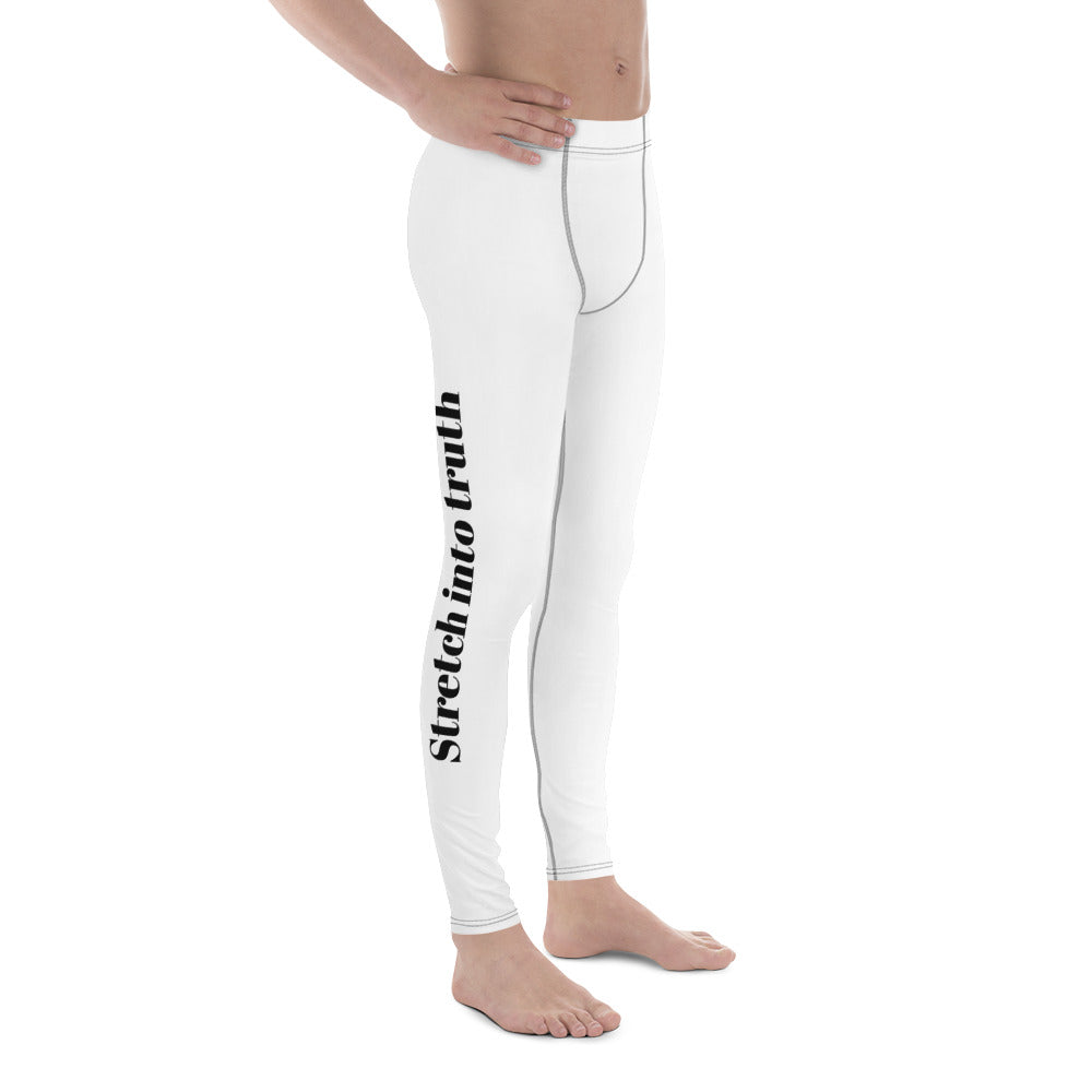 Verses of Life Men’s Leggings – “Stretch into Truth” image 0