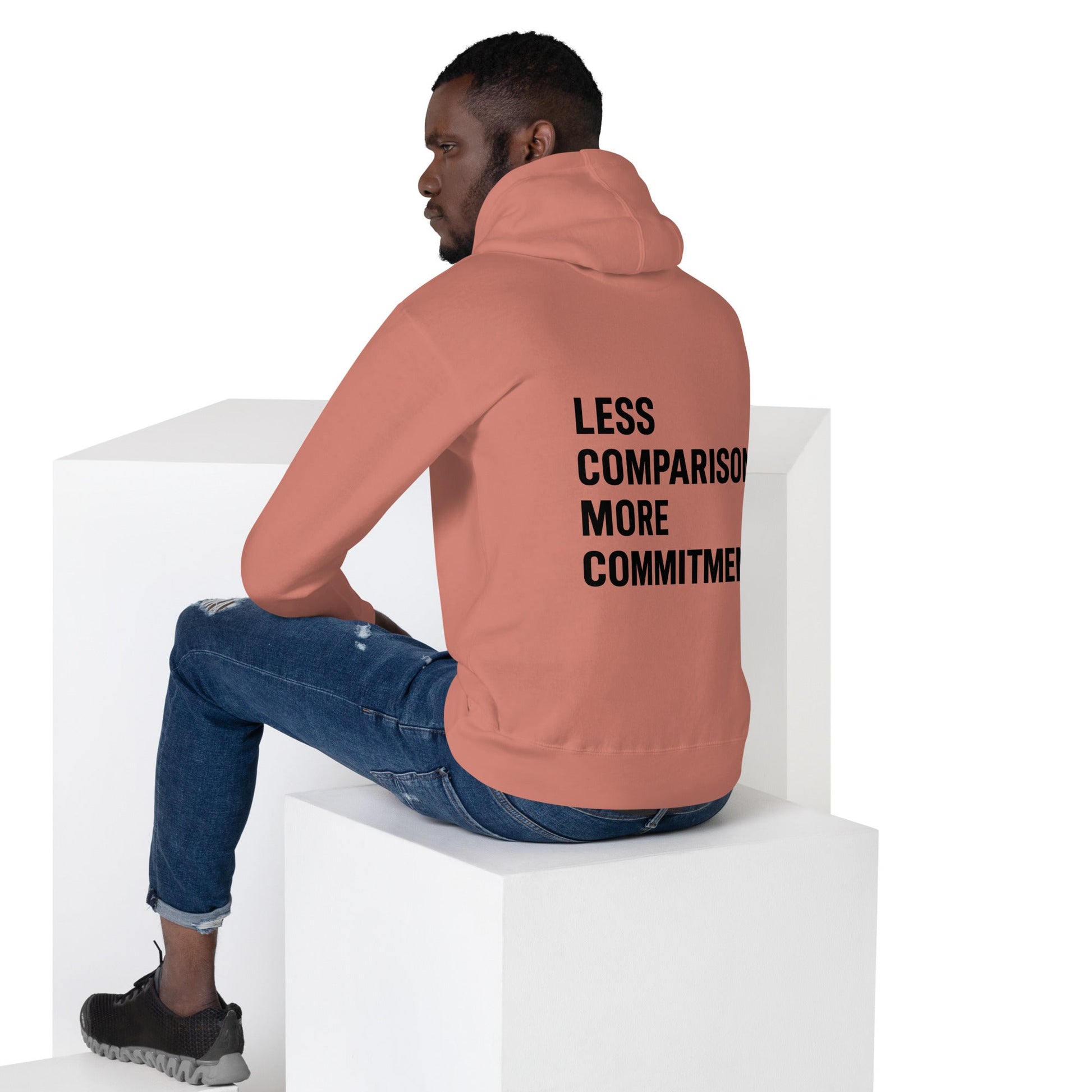 Unisex Hoodie Less comparison. More commitment. light - XL, Dusty Rose image