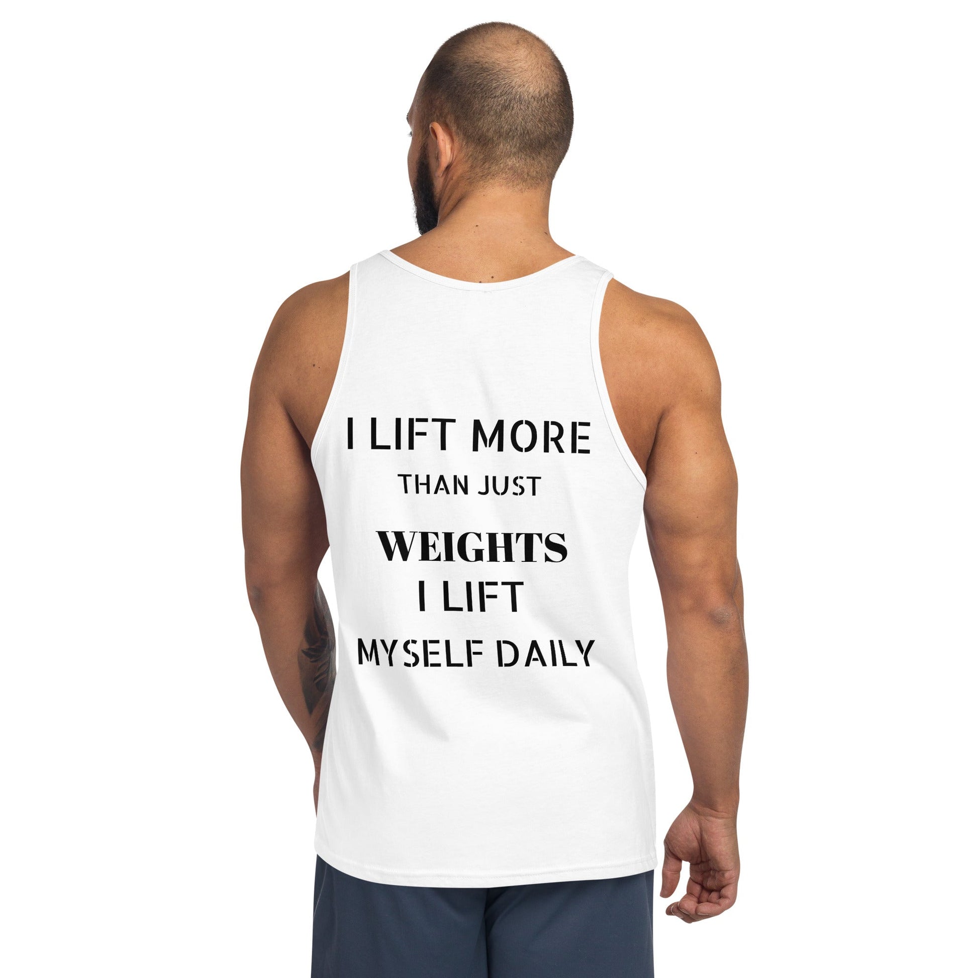 Verses of Life Classic Tank – “I Lift Myself Daily” (Light Color Edition) image 2
