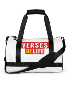 All-over print gym bag