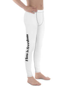 Verses of Life Men’s Leggings – “Flow is Freedom”