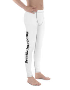 Verses of Life Men’s Leggings – “Breathe Into Being"
